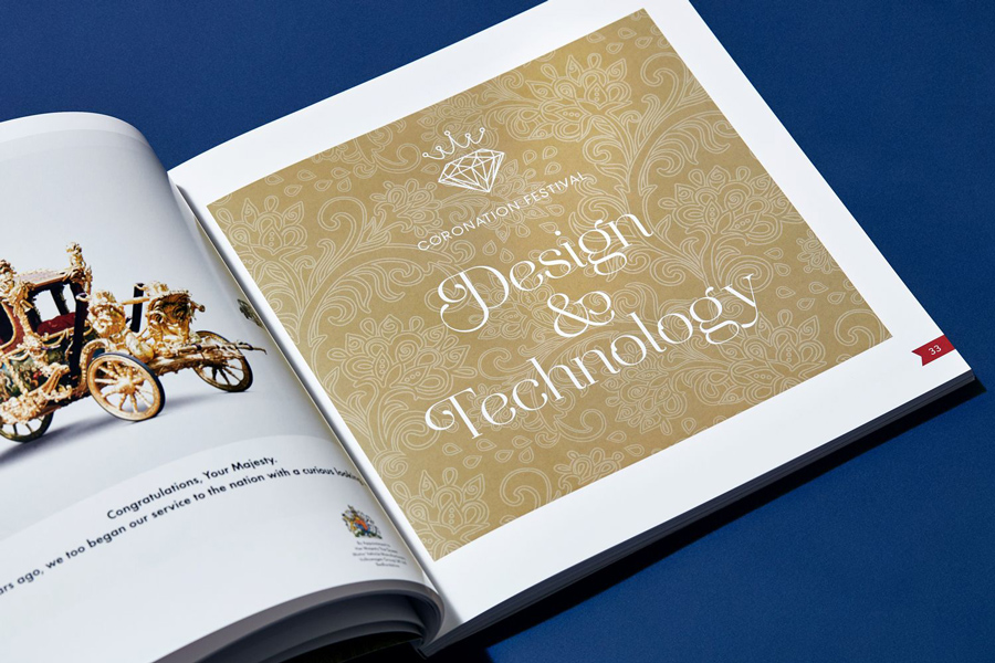 brochure design dividing page