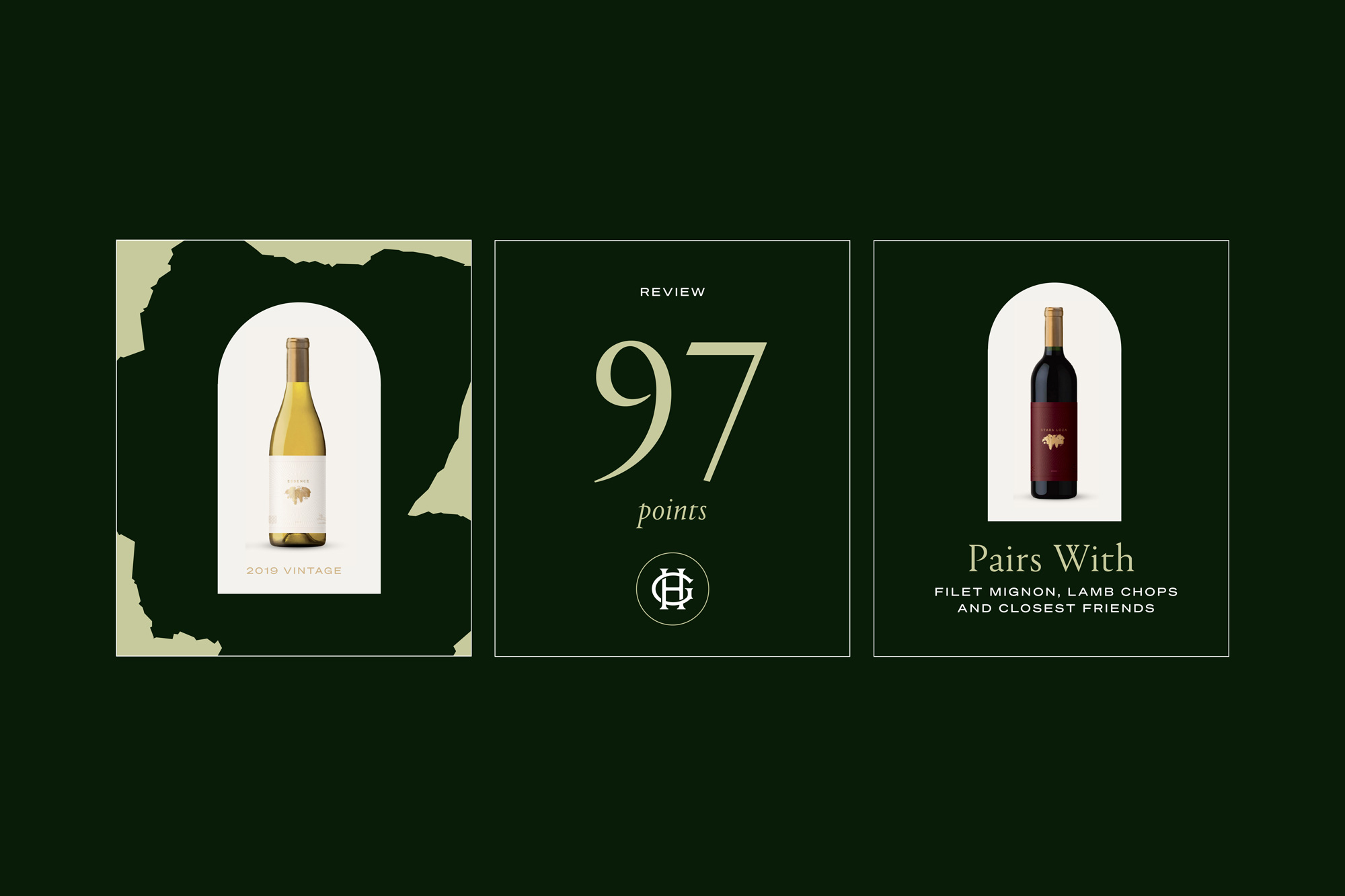luxury vineyard social media images