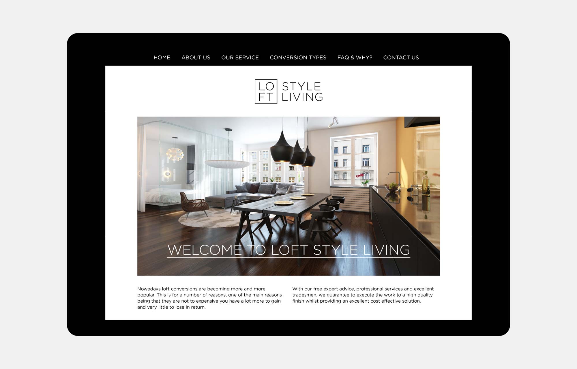 property website design