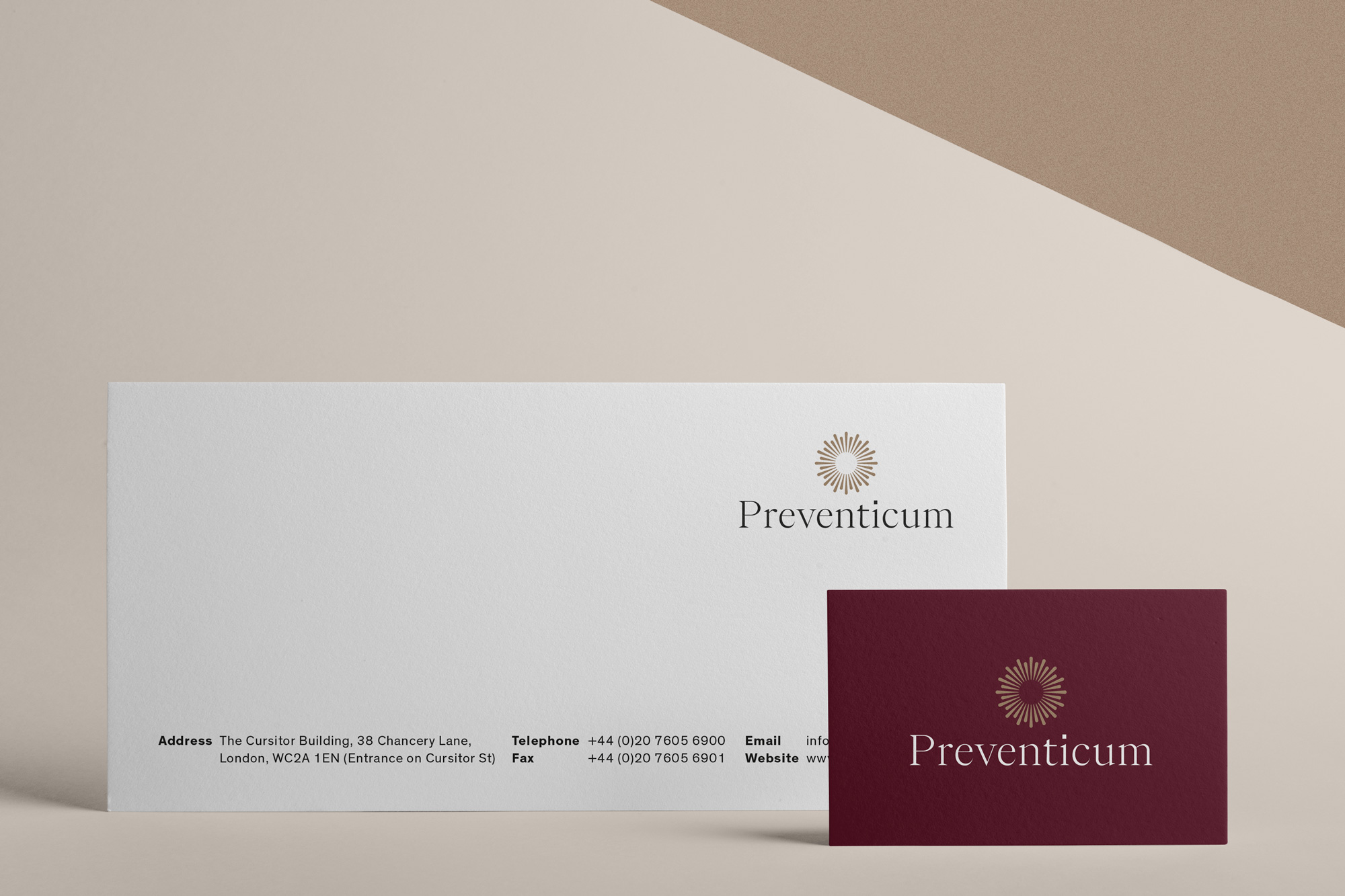 luxury business card and letterhead