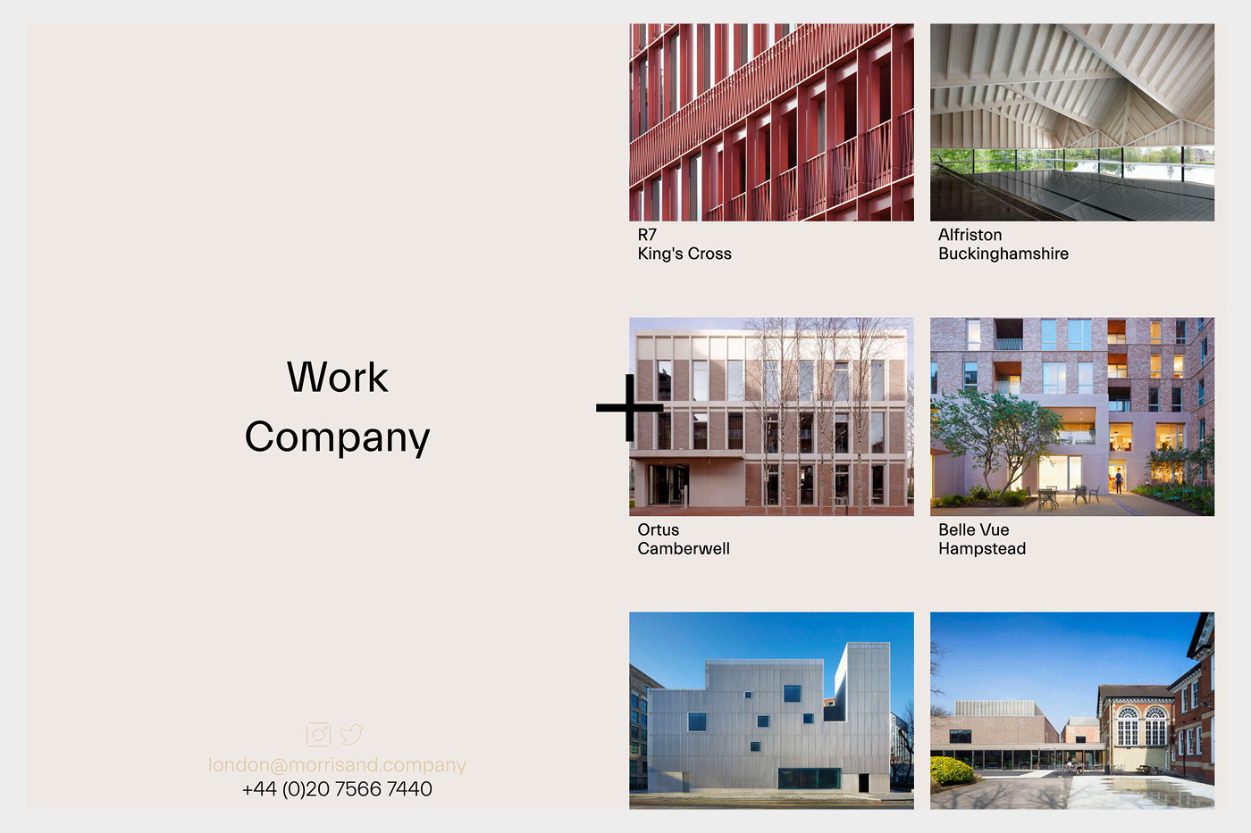 best architecture websites distinct typography